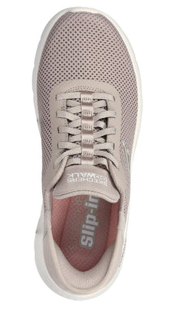 Skechers Sneaker da Donna Hands Free Slip-ins Go Walk Flex-Grand Entrance, Beige TPE