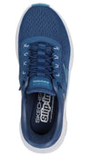 Skechers Go Run Elevate 2.0 Banyan - Sneaker da donna senza lacci, senza mani, Blu navy/Teal