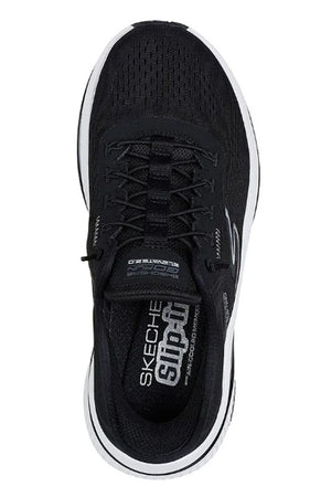 Skechers Go Run Elevate 2.0 Banyan - Sneaker da donna senza lacci, senza mani, Black/Teal
