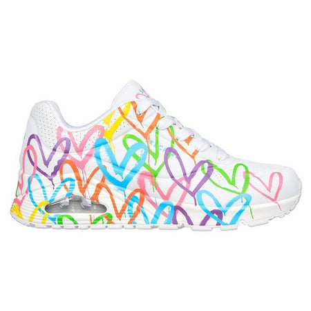 Sneakers Skechers Uno Highlight Love 177981/WMLT Bianco