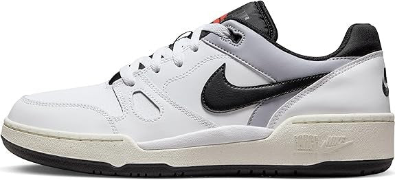 Nike Full Force Low, Sneaker Uomo, White/Black-Pewter-Sail