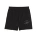 PUMA Ess Script High-Waist Shorts 5, Pantaloncini Lavorati a Maglia Donna, PUMA Black