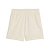 PUMA Ess Script High-Waist Shorts 5, Pantaloncini Lavorati a Maglia Donna, Alpine Snow