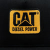 Berretto con Visiera Precurvata Caterpillar CAT Jockey Mark Diesel Cap, Black