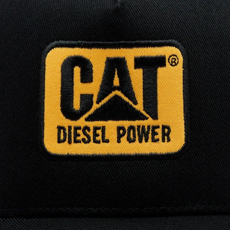 Berretto con Visiera Precurvata Caterpillar CAT Jockey Mark Diesel Cap, Black
