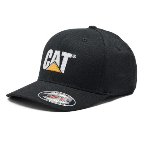 Berretto visiera precurvata Caterpillar CAT Trademark flexfit cap W01700 Black