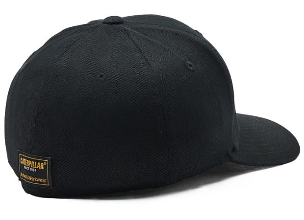 Berretto visiera precurvata Caterpillar CAT Trademark flexfit cap W01700 Black