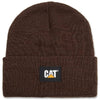 Caterpillar Cappello Uomo Trademark Label Cuff Beanie Coffee Bean