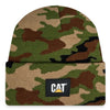 Caterpillar Cappello Uomo Trademark Label Cuff Beanie Detroit Blue