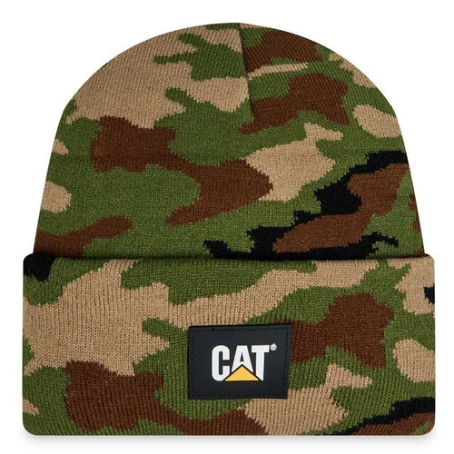 Caterpillar Cappello Uomo Trademark Label Cuff Beanie Detroit Blue