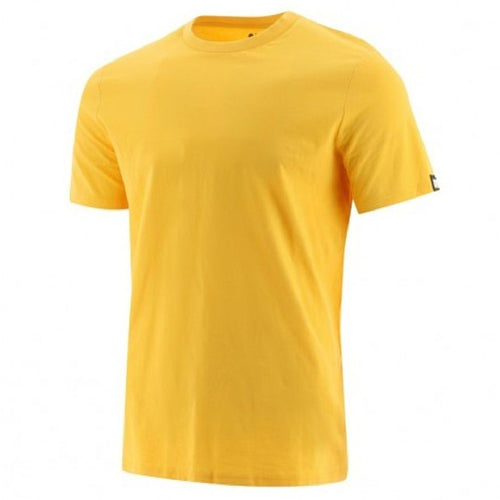 Caterpillar CAT T-SHIRT Essential Crew Neck Tee Yellow