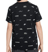 Nike K Nsw Tee Aop Big Kids' T-shirt Black