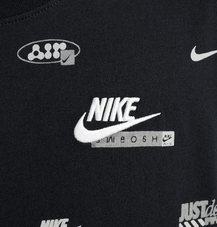 Nike K Nsw Tee Aop Big Kids' T-shirt Black