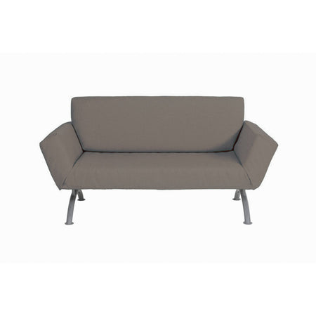 Divano letto trasformabile 2 Posti "Plutone" a cricchetto con materasso "Made in Italy"