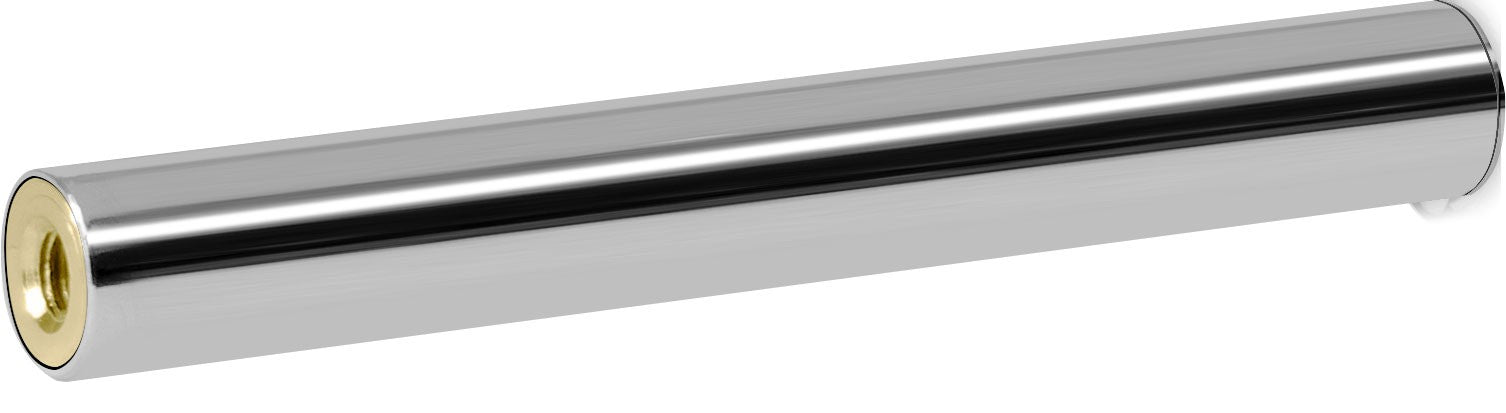 Scopino bagno - ricambio manico ottone cromato cm 11