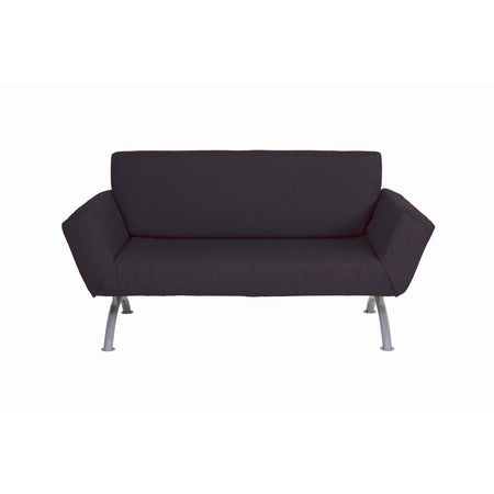 Divano letto trasformabile 2 Posti "Plutone" a cricchetto con materasso "Made in Italy"