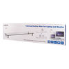 Stand Supporto da Scrivania in Vetro Trasparente per Monitor e Laptop