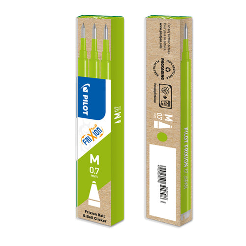 Set 3 Refill Sfera Frixionball 0.7Mm Verde Lime Pilot