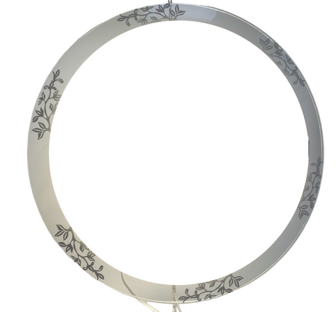 Lampada Plafoniera Led Circolare per interni 22W Luce Naturale soffitto o parete diametro 470mm casa ufficio condominio scale