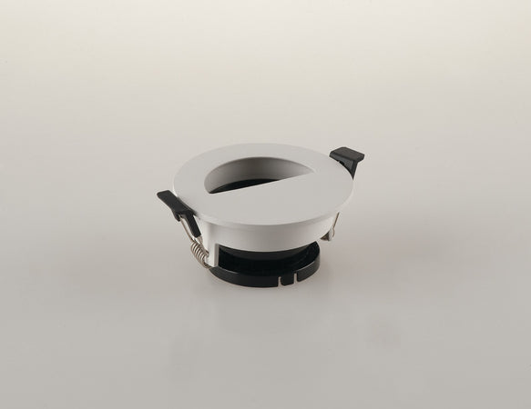 Struttura incasso bianco foro mezza luna 8,5x4,2cm