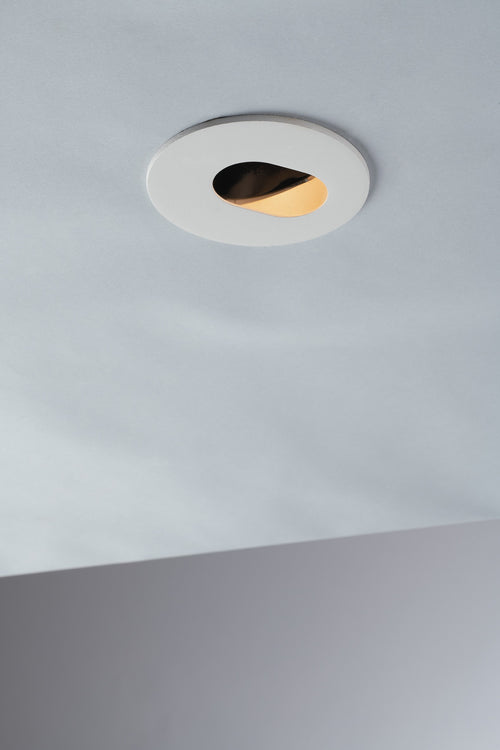 Struttura incasso bianco foro ovale 8,5x4,2cm