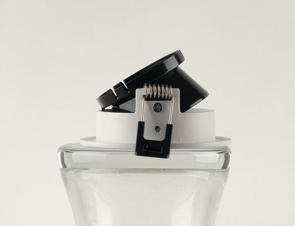 Struttura incasso bianco foro ovale 8,5x4,2cm