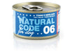 Natural Code Scatoletta 06 gusto Tonno e Merluzzo per Cani Adulti 90gr