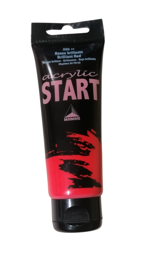 MAIMERI - COLORE ACRILICO ROSSO BRILLANTE 75ml