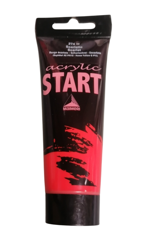 MAIMERI - COLORE ACRILICO ROSO SCARLATTO 75ml