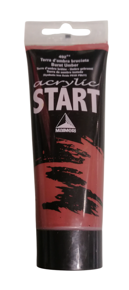 MAIMERI - COLORE ACRILICO TERRA D'OMBRA BRUCIATA 75ml