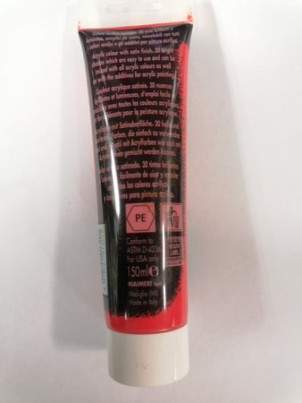 MAIMERI - COLORE ACRILICO SCARLATTO 150ml