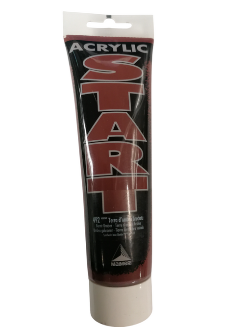 MAIMERI - COLORE ACRILICO TERRA D' OMBRA BRUCIATA 150ml