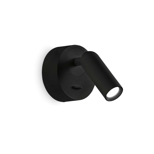 Lampada Da Parete BEAN ROUND AP NERO