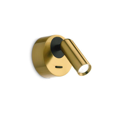 Lampada Da Parete BEAN ROUND AP OTTONE
