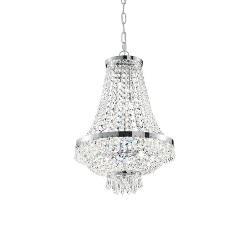 Lampada A Sospensione CAESAR SP6 CROMO