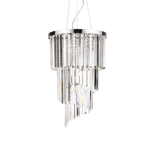 Lampada A Sospensione CARLTON SP8 CROMO