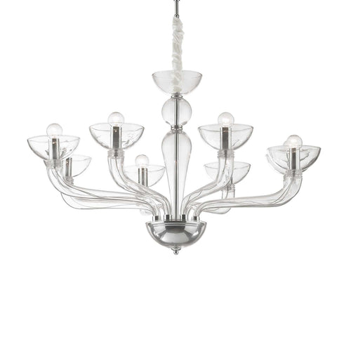 Lampada A Sospensione CASANOVA SP8 TRASPARENTE