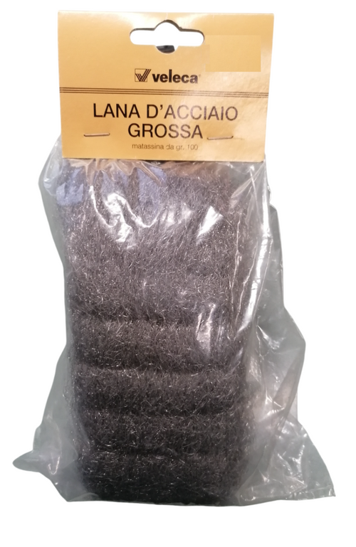VELECA - LANA D'ACCIAIO GROSSA 100 GR