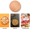 Tagliere Pizza Bambù 35cm con Rotella Taglia Pizza Ecologico e Robusto (8 Spicchi)
