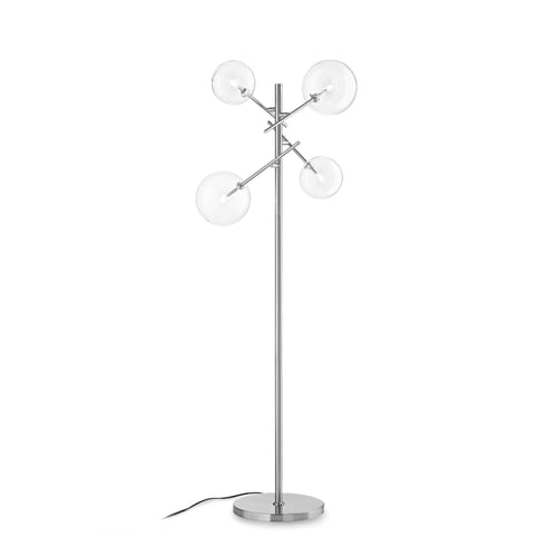 Lampada Da Terra EQUINOXE PT4 CROMO