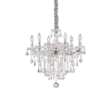 Lampada A Sospensione FLORIAN SP6 CROMO