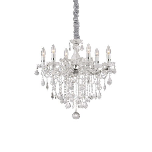 Lampada A Sospensione FLORIAN SP6 CROMO