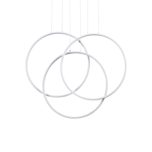 Lampada A Sospensione FRAME SP CERCHIO BIANCO
