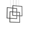 Lampada A Sospensione FRAME SP QUADRATO NERO