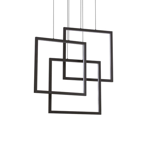 Lampada A Sospensione FRAME SP QUADRATO NERO