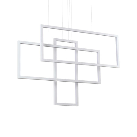 Lampada A Sospensione FRAME SP RETTANGOLO BIANCO