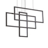 Lampada A Sospensione FRAME SP RETTANGOLO NERO