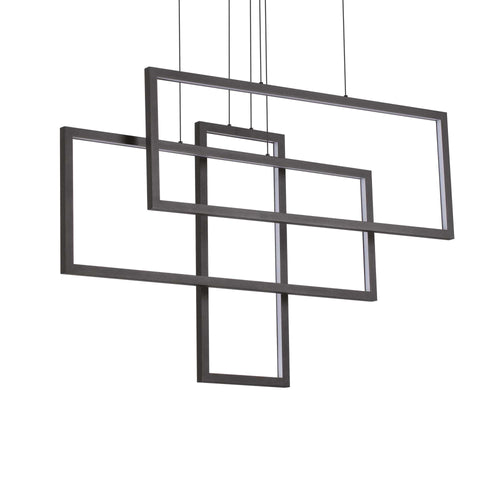 Lampada A Sospensione FRAME SP RETTANGOLO NERO