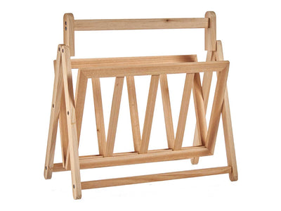 Porta Riviste in Legno Pieghevole Salvaspazio 36.5x30 H 37.5 cm