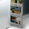 Carrellino Multifunzionale 3 Piani Carrello Salvaspazio Organizer Porta Oggetti 4 Ruote